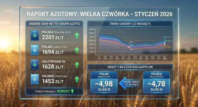 Czy wiosna 2026 przyniesie spadek cen nawozów? Sprawdź, co nas czeka!
