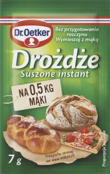 Oprysk z drożdży