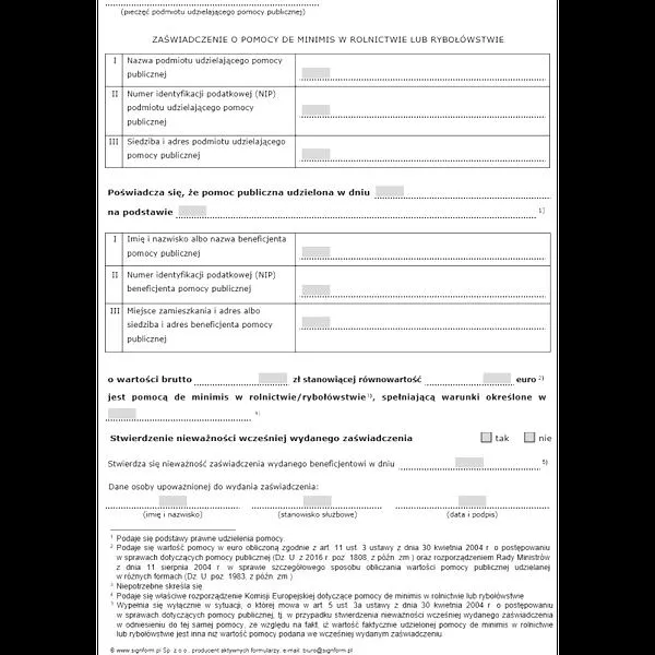 Pomoc de minimis